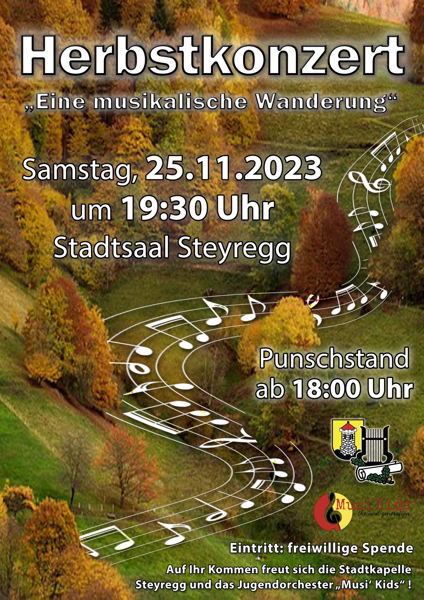 Plakat Herbstkonzert