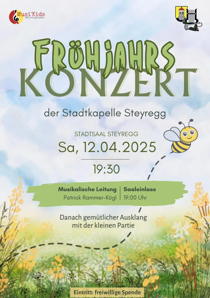 Plakat: Frühjahrskonzert 2025
